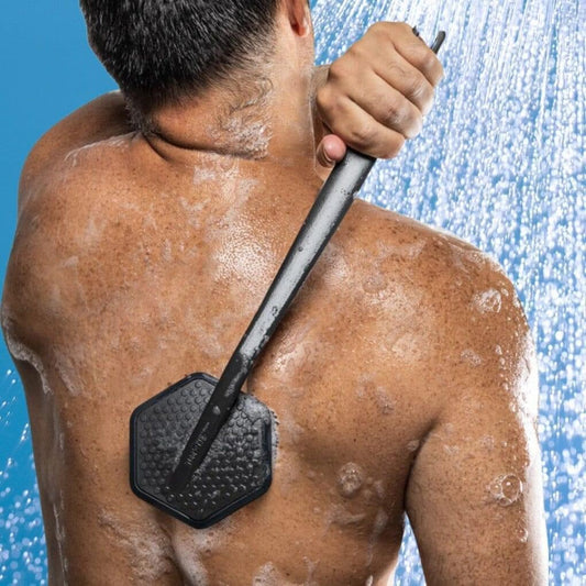 Back scrubber and hook