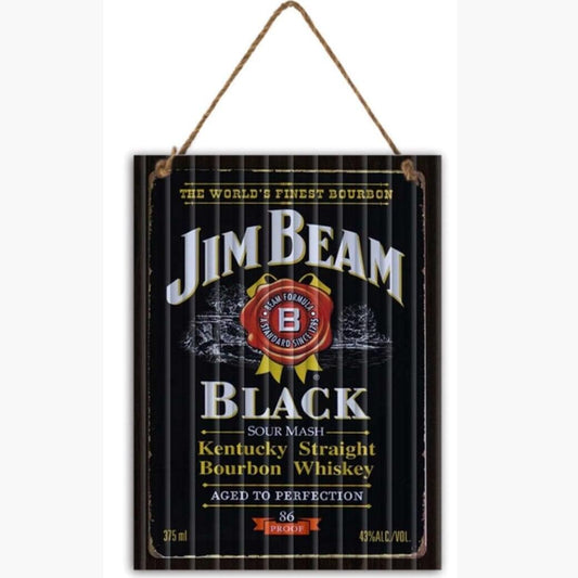 Man Cave Jim Beam Tin Sign