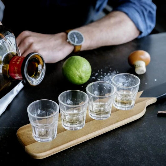 Serving Paddle and Shot Glasses - Charlie and Piper Gifts for Men