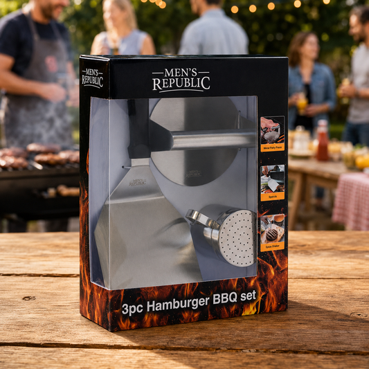 3 piece Hamburger set front of box