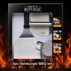 3 piece Hamburger set Close up