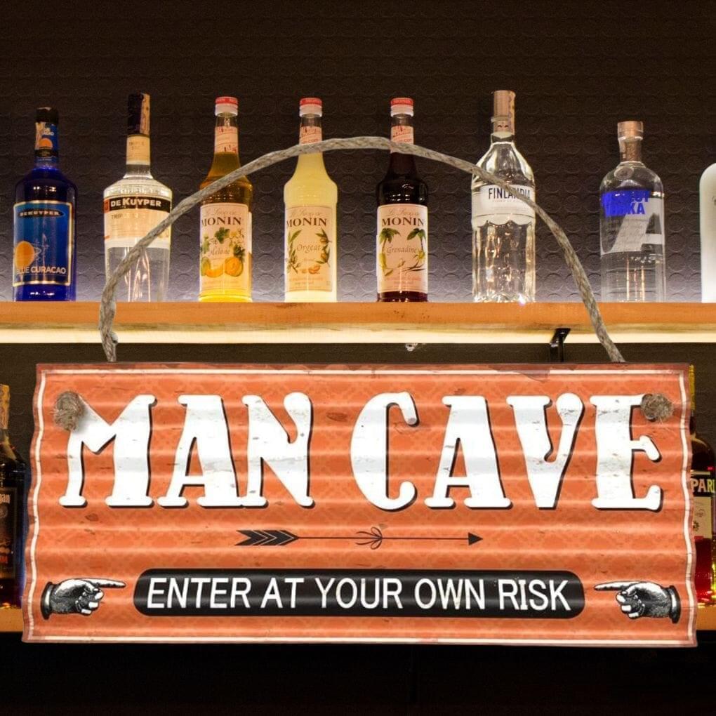 Man Cave Tin Sign