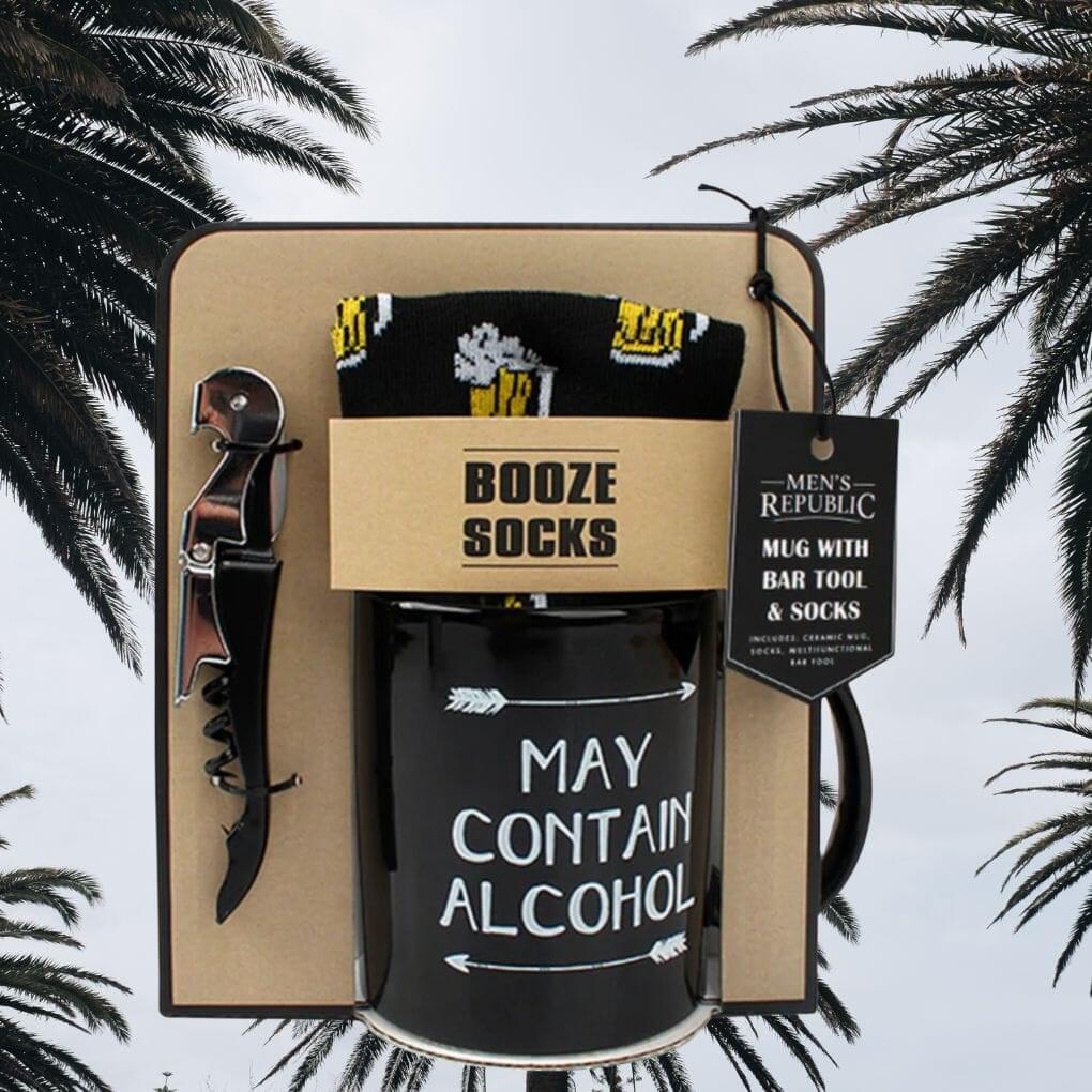 'May Contain Alcohol' Mug Set