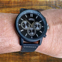 Black Watch Set with 4 bracelets